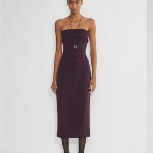 Babaton Eyecatcher Dress
Aritzia Purple Strapless Midi Dress